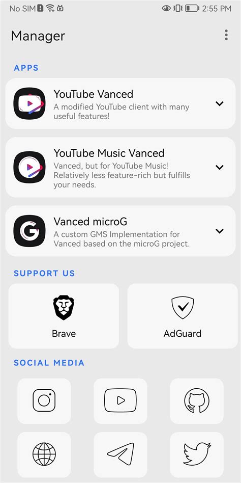 Vanced Manager for YouTube Vanced APK for Android。